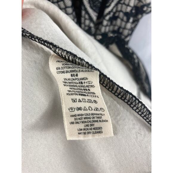 Free People Missed Connections Lace Fit and Flair Mini Dress 2 - Picture 5 of 6